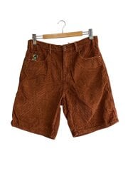 画像：コーデュロイショートパンツ/32/コットン/BRW/無地//
