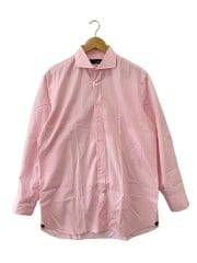 画像：長袖シャツ/43/コットン/PNK/無地//