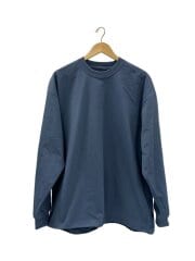 画像：長袖Tシャツ/L/ポリエステル/BLU/BE-34026