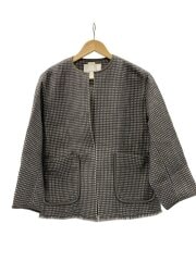 画像：ジャケット/36/ウール/GRY/11-07-34-07231