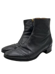 画像：アンクルブーツ/ブーツ/UK9/BLK/レザー/750322