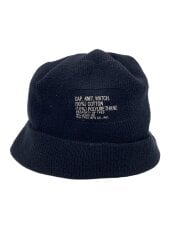 画像：ニットキャップ/--/コットン/BLK/メンズ/951-AC01//