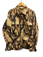 画像：Vintage/80s～/ASAT/トライバルカモ/BDUジャケット/SIZE:M-REGULAR/ブラウン