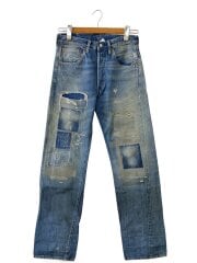 画像：LVC/501XX/1955モデル/ヴィンテージ加工/デニムパンツ/赤耳/SIZE:W28×L32