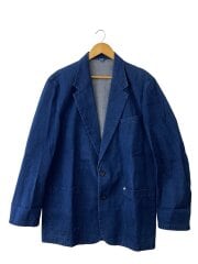 画像：Vintage/90s/フランス製/New Man/2BTデニムテーラードジャケット/SIZE:54