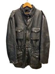 画像：CUIR　VERITABLE/レザージャケット・ブルゾン/XL/レザー/BLK