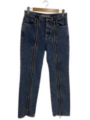 画像：WASHED DENIM ZIP PANTS/46/デニム/IDG/JLS-02-20