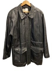 画像：MARIO BUTTI/レザーコート/SIZE:L/コットン/BLK/無地