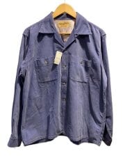 画像：Vintage/50s/RICHMAN BROTHERS/長袖シャツ/SIZE:L/コーデュロイ/BLU