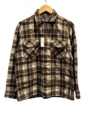 画像：Vintage/50s/長袖シャツ/SIZE:M/ウール/BLK/チェック
