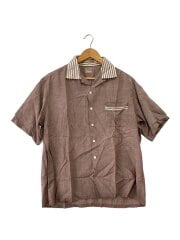 画像：Vintage/50s/半袖開襟シャツ/襟切り替え/SIZE:L/コットン/BEG//