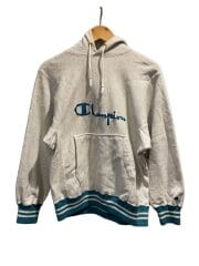 画像：Vintage/90s/REVERSE WEAVE/USA製/ロゴ刺繍/SIZE:M/GRY