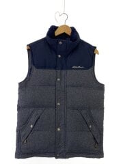 画像：ダウンベスト/S/ナイロン/NVY/無地