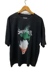 画像：Tシャツ/XL/コットン/BLK/プリント//