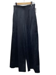 画像：ワイドフレアパンツ/ワイドパンツ/0/コットン/BLK/534-2130416