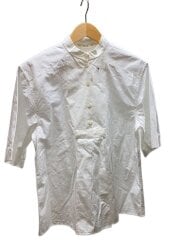 画像：半袖ブラウス/38/コットン/WHT/無地/2 0U85/2891//