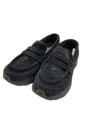 画像：ローファー/US5.5/BLK/スウェード/U1906LNT