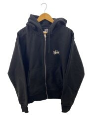 画像：ジップパーカー/M/コットン/BLK/1975000