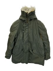 画像：フライトジャケット/M//KHK//8415-00-376-1672/N-3B/79年製/ラビットパーカー