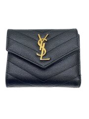 画像：3つ折り財布/--/BLK/無地/レディース/692061