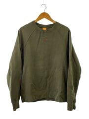 画像：スウェット/XL/コットン/KHK/無地/FN8161-325/センタースウォッシュ