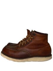 画像：レースアップブーツ/US8.5/BRW/レザー/10028