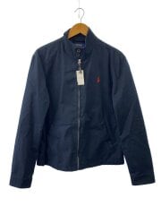 画像：ブルゾン/S/コットン/NVY/無地/スウィングトップ