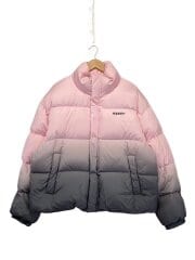 画像：ダウンジャケット/L/ポリエステル/PNK/無地