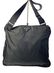 画像：ショルダーバッグ/ナイロン/BLK