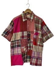 画像：半袖シャツ/--/コットン/マルチカラー/チェック/P030QFB81 B