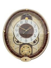 画像：時計/アナログ/BRW/RE568B/電波クロック/掛時計