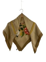 画像：スカーフ/シルク/マルチカラー/花柄/レディース