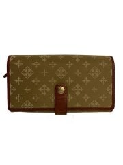 画像：長財布/ナイロン/BEG/総柄/レディース