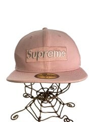 画像：キャップ/7 3/4/コットン/PNK/無地/レディース