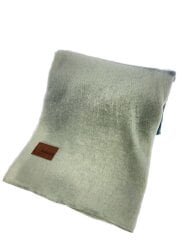 画像：adenqual/マフラー/ポリエステル/BLU/無地/レディース