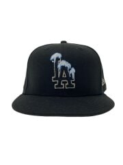 画像：キャップ/7 3/4/コットン/BLK/メンズ