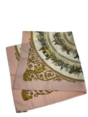 画像：スカーフ/シルク/PNK/総柄/レディース/カレ90