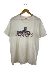 画像：Tシャツ/L/コットン/WHT