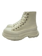 画像：ハイカットスニーカー/38/WHT/キャンバス/611706