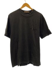 画像：Tシャツ/M/コットン/BLK/無地