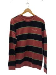 画像：16aw/crewneck striped/カットソー/M/コットン/BRD