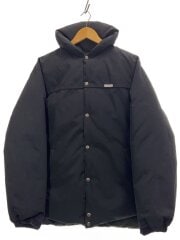 画像：20AW/weather cloth oversized down/XL/ポリエステル/ブラッ/無地//
