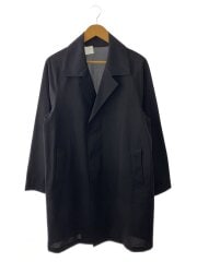 画像：チェスターコート/1/ポリエステル/BLK/131254003