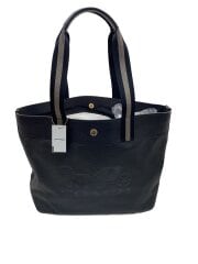 画像：トートバッグ/レザー/BLK/無地/1896