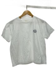 画像：Tシャツ/S/コットン/WHT/無地/25085-1-98261