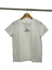 画像：Tシャツ/S/コットン/WHT/無地/25085-1-99041