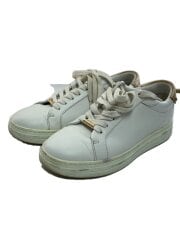 画像：ローカットスニーカー/37/WHT/履きジワ有