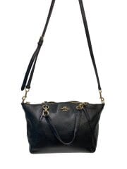 画像：ハンドバッグ/レザー/BLK/F36675