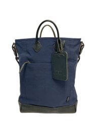 画像：ショルダーバッグ/ナイロン/NVY/無地