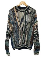 画像：ニット・セーター(厚手)/M/コットン/GRN